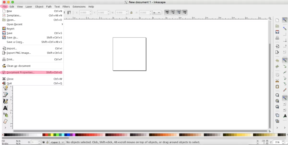 Inkscape Setup for Laser Cutting