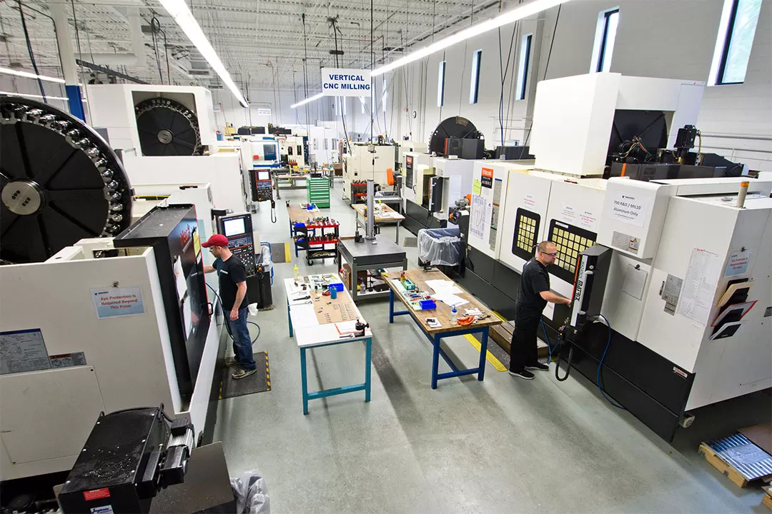 Conception de caractéristiques d'assemblage soudé CNC de précision