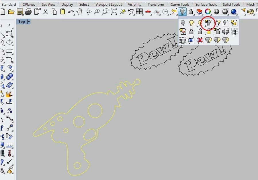 Rhino3D DXF Export Voorbereidingsstappen